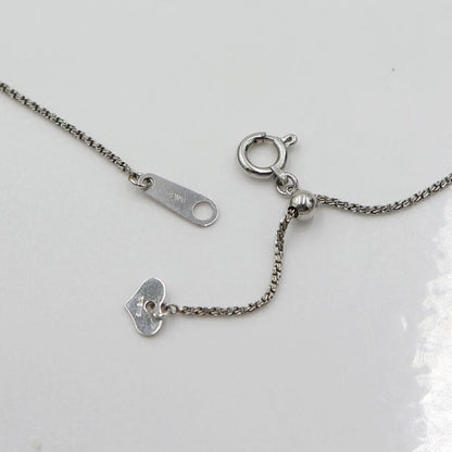 K18WGダイヤペンダントネックレス　D0.18ct　ネック長さ:50cm　重量4.96ｇ(石の重量を含む) (中古)