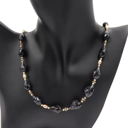 K18トルマリンネックレス　ネック長さ：約48cm　重量37.95ｇ(石の重量を含む)　レディース(中古)