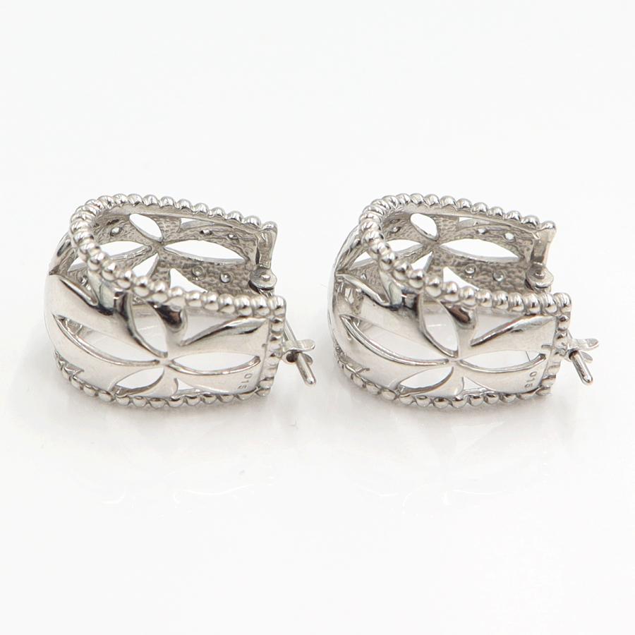 Pt900ダイヤモンドピアス　D0.15ct　重量9.70ｇ(両耳・石の重量含む)（中古）