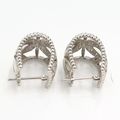 Pt900ダイヤモンドピアス　D0.15ct　重量9.70ｇ(両耳・石の重量含む)（中古）