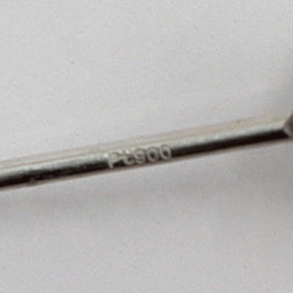 Pt900ダイヤモンドピアス　D0.15ct　重量9.70ｇ(両耳・石の重量含む)（中古）