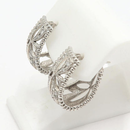 Pt900ダイヤモンドピアス　D0.15ct　重量9.70ｇ(両耳・石の重量含む)（中古）