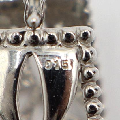 Pt900ダイヤモンドピアス　D0.15ct　重量9.70ｇ(両耳・石の重量含む)（中古）