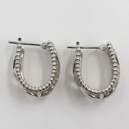 Pt900ダイヤモンドピアス　D0.15ct　重量9.70ｇ(両耳・石の重量含む)（中古）