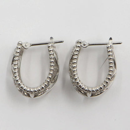 Pt900ダイヤモンドピアス　D0.15ct　重量9.70ｇ(両耳・石の重量含む)（中古）