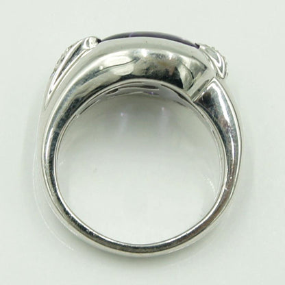 750アメジストダイヤモンドリング　A2.43ct　D0.16ct　リングサイズ9号　レディース（中古）