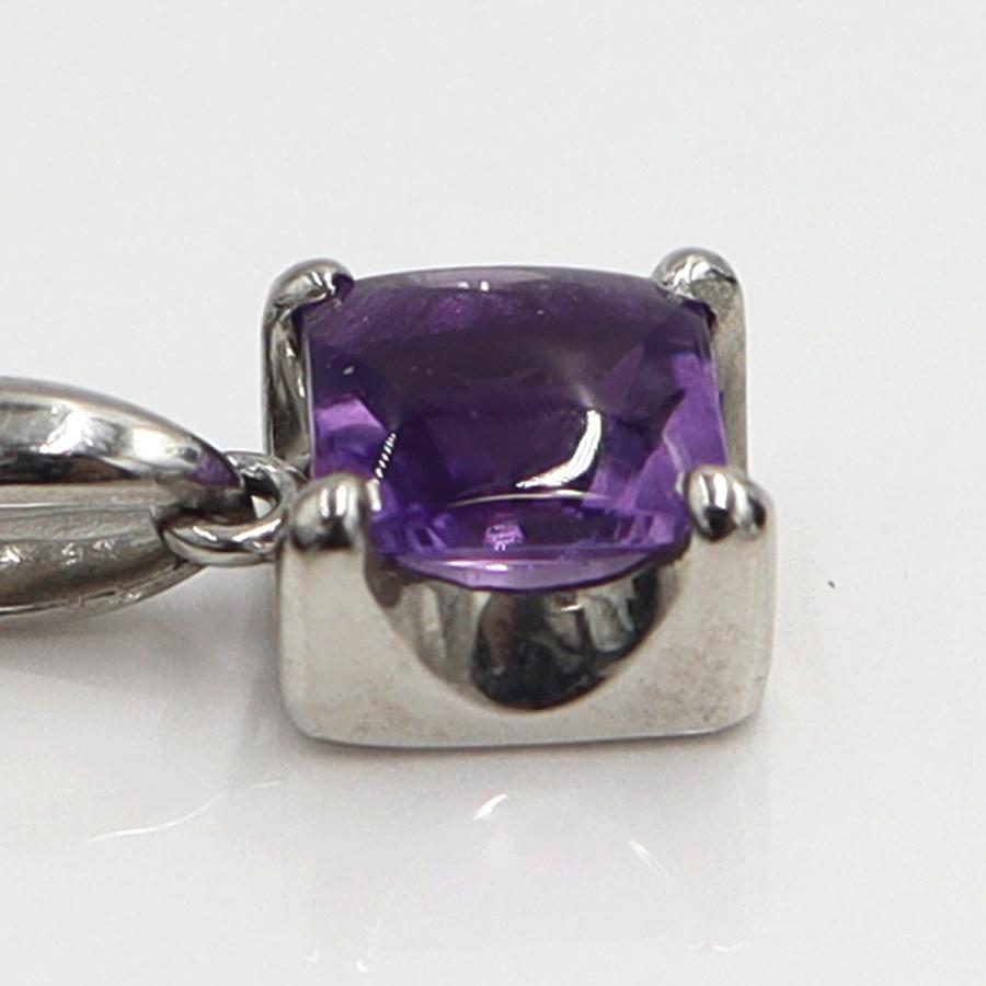 Pt900/Pt850アメジストネックレス　A1.56ct　ネックレス長さ約40cm　重量7.97ｇ(石の重量含む) レディース（中古）