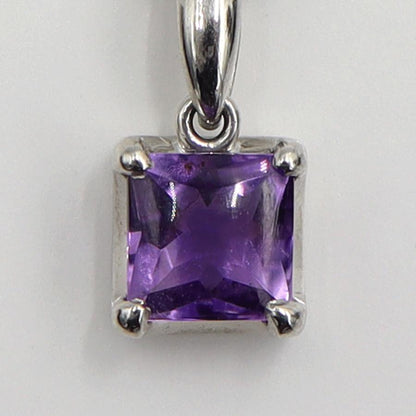 Pt900/Pt850アメジストネックレス　A1.56ct　ネックレス長さ約40cm　重量7.97ｇ(石の重量含む) レディース（中古）