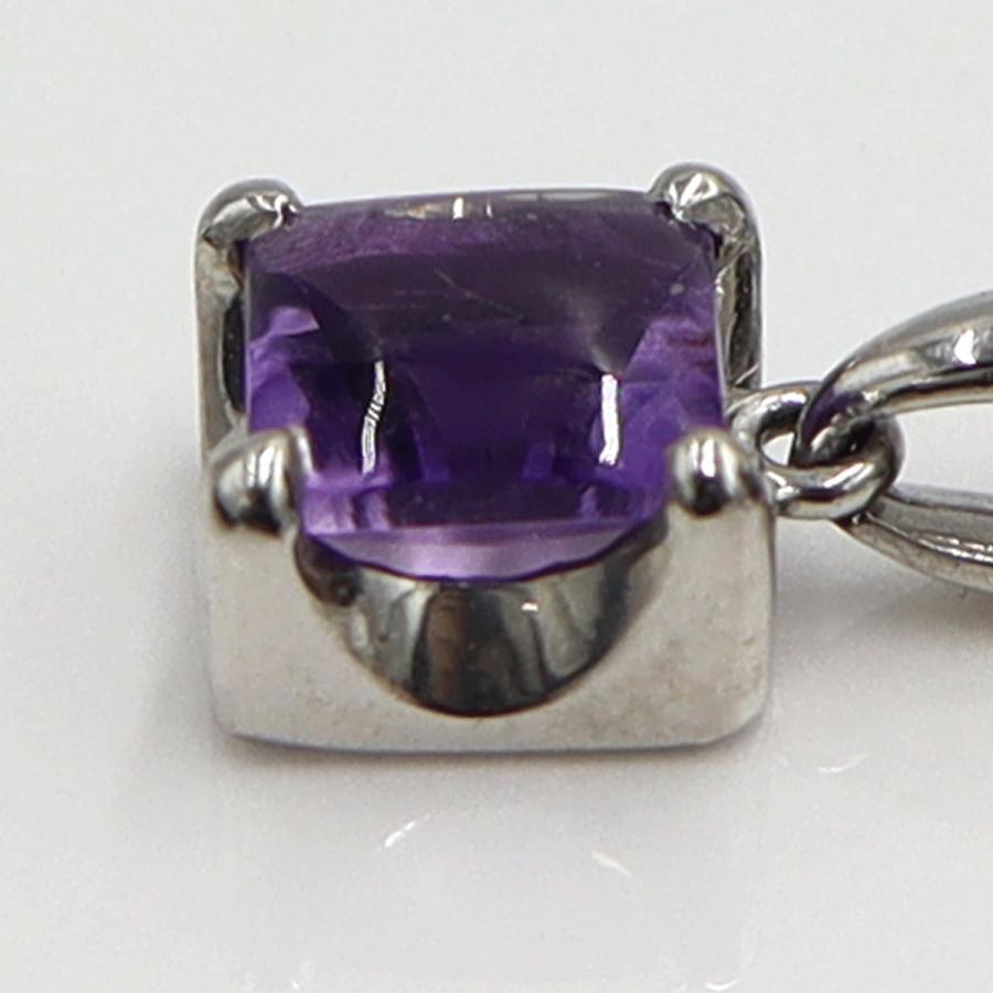 Pt900/Pt850アメジストネックレス　A1.56ct　ネックレス長さ約40cm　重量7.97ｇ(石の重量含む) レディース（中古）