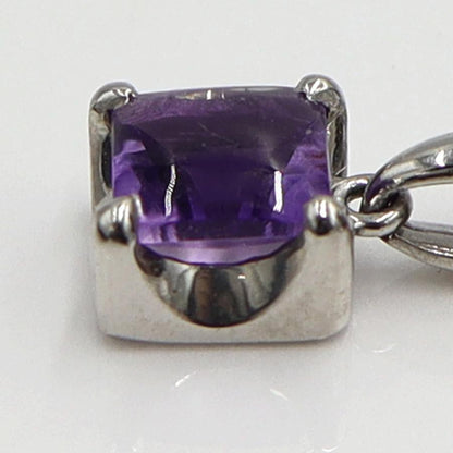 Pt900/Pt850アメジストネックレス　A1.56ct　ネックレス長さ約40cm　重量7.97ｇ(石の重量含む) レディース（中古）