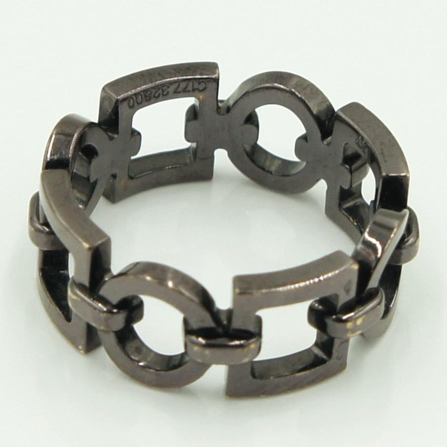 ブシュロン(BOUCHERON)　750チョコレートゴールドリング　リングサイズ17号　重量8.29ｇ 　メンズ　レディース（中古）