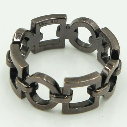 ブシュロン(BOUCHERON)　750チョコレートゴールドリング　リングサイズ17号　重量8.29ｇ 　メンズ　レディース（中古）