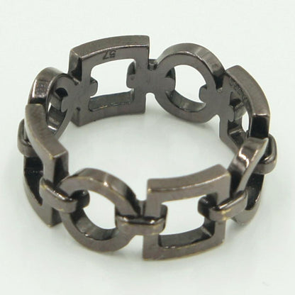 ブシュロン(BOUCHERON)　750チョコレートゴールドリング　リングサイズ17号　重量8.29ｇ 　メンズ　レディース（中古）