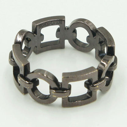 ブシュロン(BOUCHERON)　750チョコレートゴールドリング　リングサイズ17号　重量8.29ｇ 　メンズ　レディース（中古）