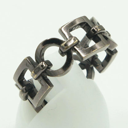 ブシュロン(BOUCHERON)　750チョコレートゴールドリング　リングサイズ17号　重量8.29ｇ 　メンズ　レディース（中古）