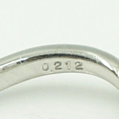 ヨンドシー(４℃)　Pt950ダイヤモンドリング　D0.212ct　リングサイズ8号　重量3.88ｇ(石の重力含む)　レディース（中古）