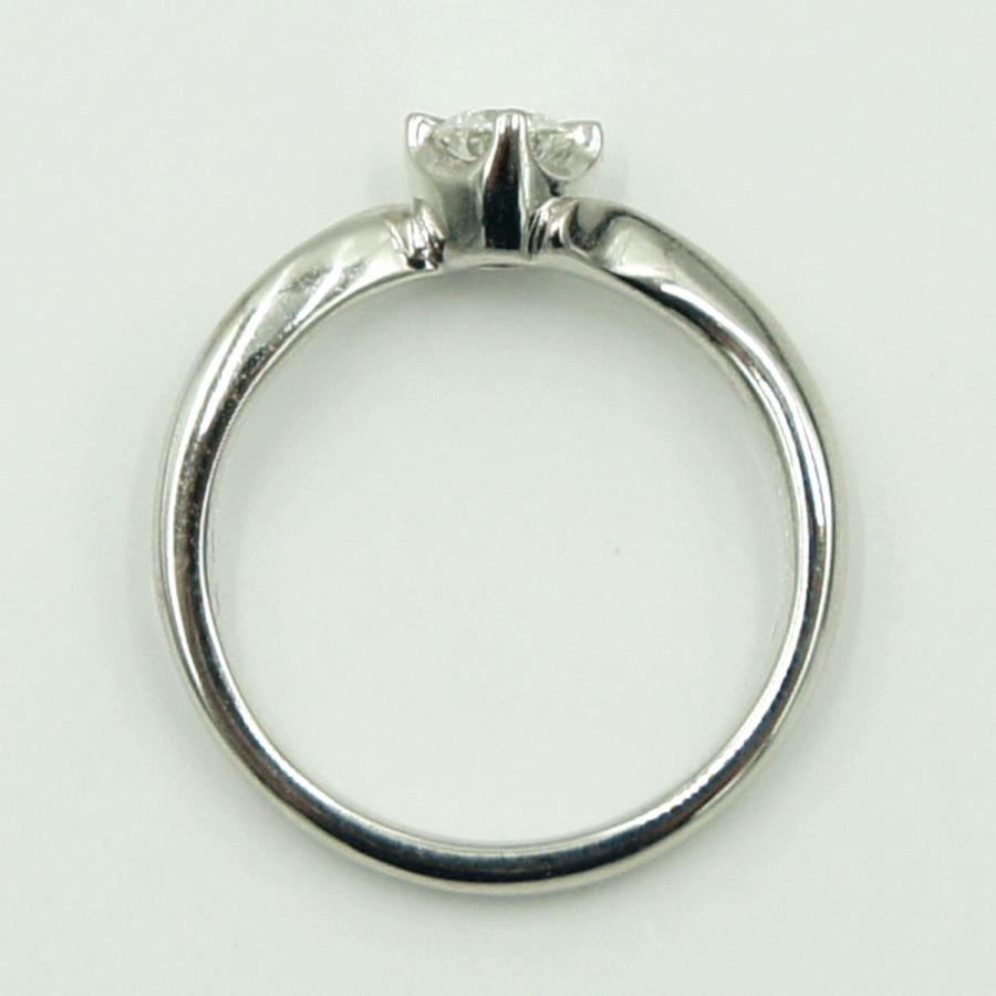 ヨンドシー(４℃)　Pt950ダイヤモンドリング　D0.212ct　リングサイズ8号　重量3.88ｇ(石の重力含む)　レディース（中古）