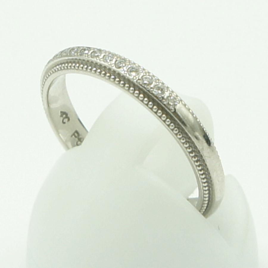 ヨンドシー(４℃)　Pt950ダイヤモンドリング　リングサイズ10号　重量3.52ｇ(石の重力含む)　レディース（中古）