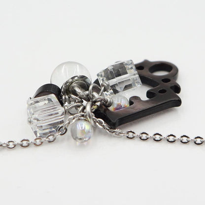 ディオール(Dior) Diorロゴ ハートキューブ ブレスレット　腕回り：約20cm　重さ：5.76ｇ　アクセサリー　レディース(中古)