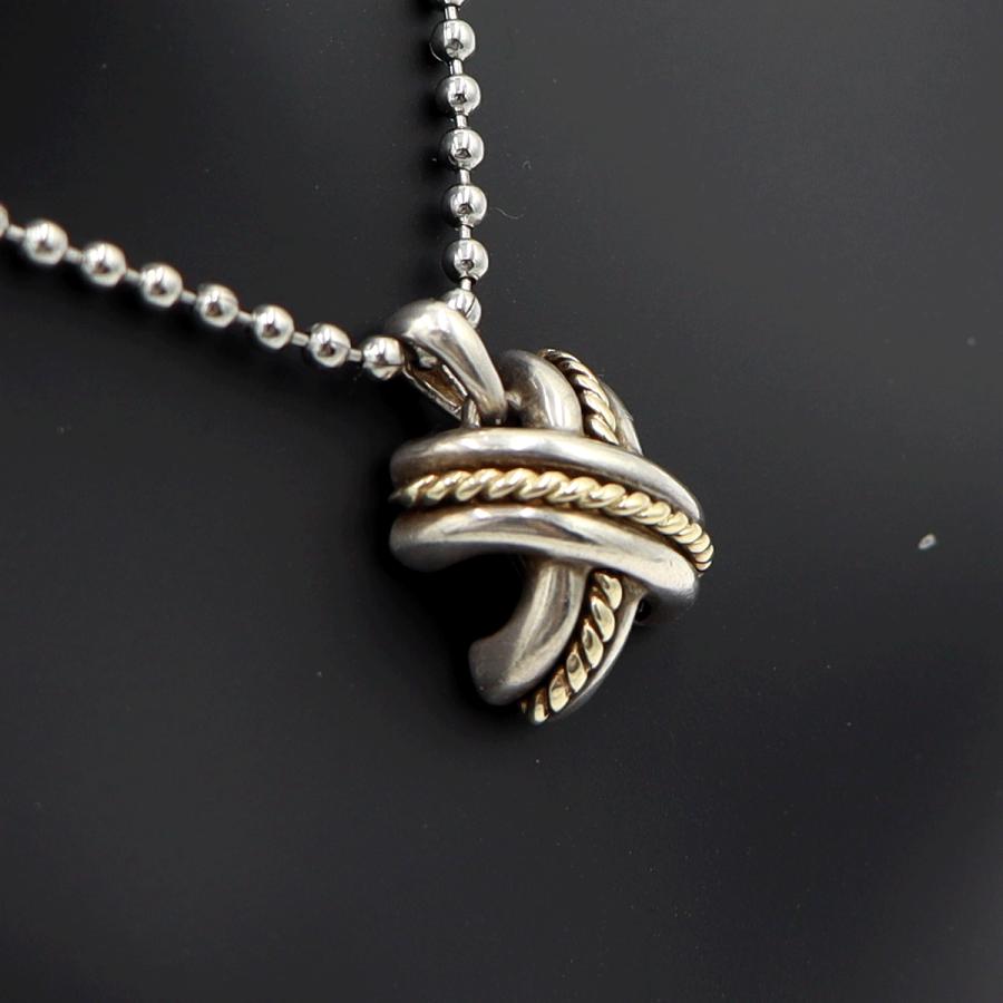 ティファニー(TIFFANY & Co) K18/SV925 TIFFANYペンダントトップ　重さ：3.46g　レディース(中古)