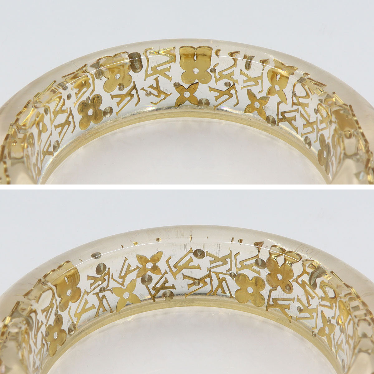 ルイ・ヴィトン(LOUIS VUITTON)　ブラスレ・アンクリュージョンGM　M65865　腕回り19.5cm　レディース(中古)