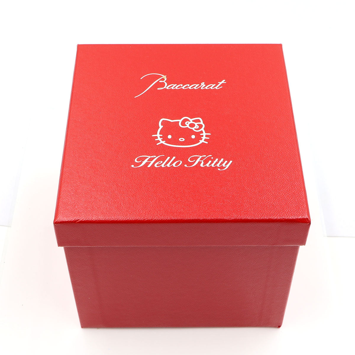 バカラ(Baccarat) 限定クリスタル　ハローキティ オーナメント　直径7cm×H9.5cm(中古)