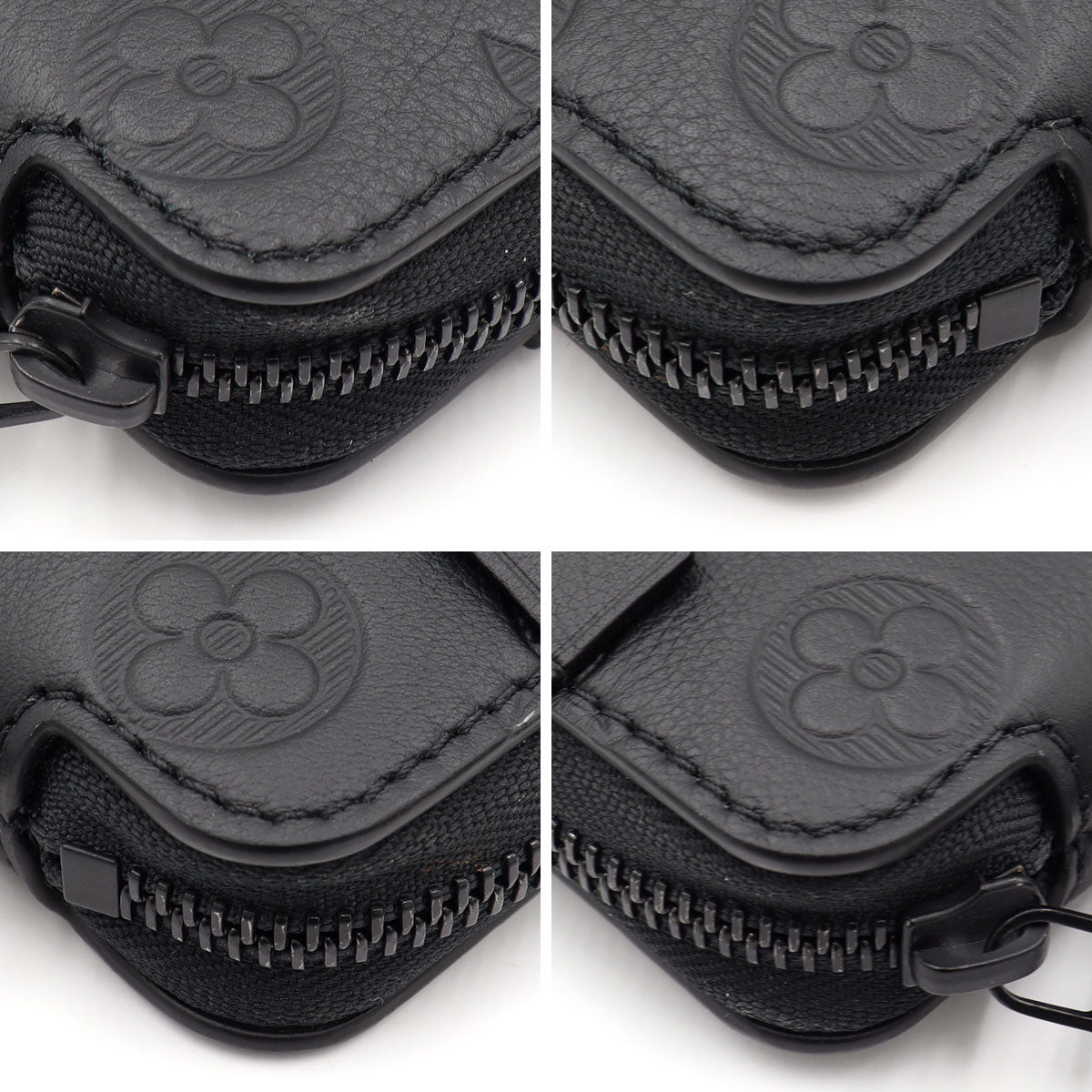 ルイ・ヴィトン(LOUIS VUITTON) モノグラム・シャドウ　レースアップ・ポーチ　M12601　ノワール　メンズ(中古)