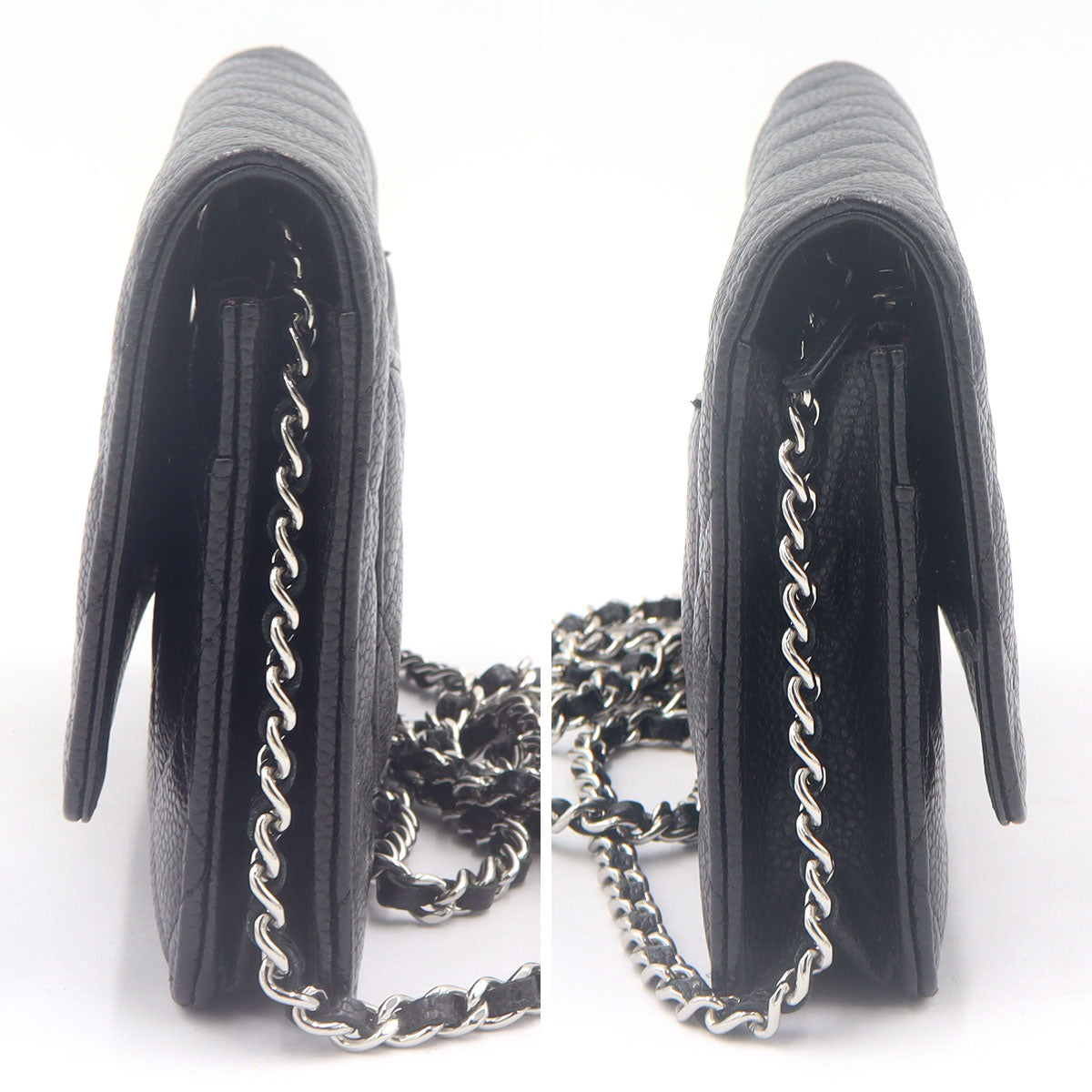 シャネル（CHANEL）マトラッセクラシックチェーンウォレット　AP0250　W19cm×H12cm×3cm　レディース(中古)