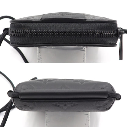 ルイ・ヴィトン(LOUIS VUITTON) モノグラム・シャドウ　レースアップ・ポーチ　M12601　ノワール　メンズ(中古)