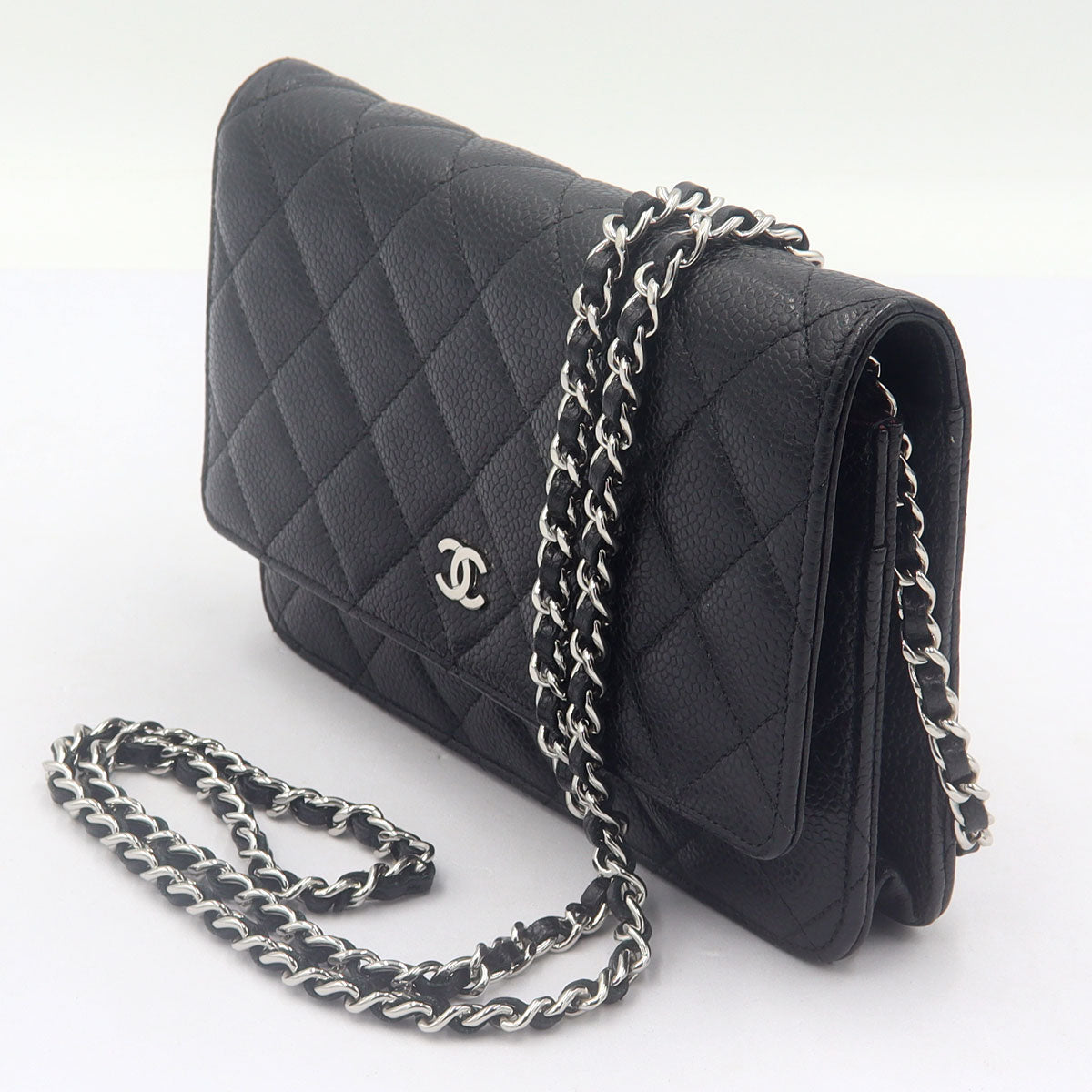 シャネル（CHANEL）マトラッセクラシックチェーンウォレット　AP0250　W19cm×H12cm×3cm　レディース(中古)