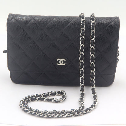 シャネル（CHANEL）マトラッセクラシックチェーンウォレット　AP0250　W19cm×H12cm×3cm　レディース(中古)