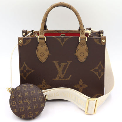 ルイヴィトン（LOUIS VUITTON）モノグラム　オンザゴーPM　M46373　ショルダーバッグ　トートバッグ　レディース(中古)