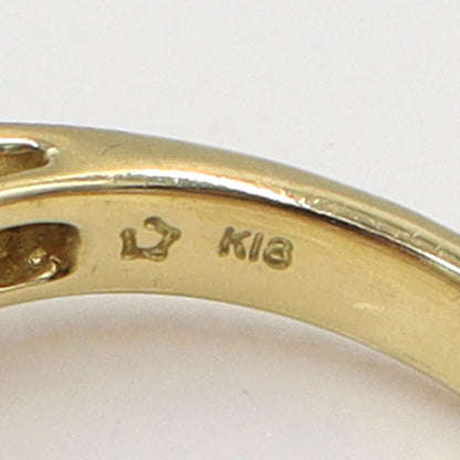 星の砂　K18パールダイヤモンドリング　D0.24ct　リングサイズ11号　重量6.19g　レディース(中古)