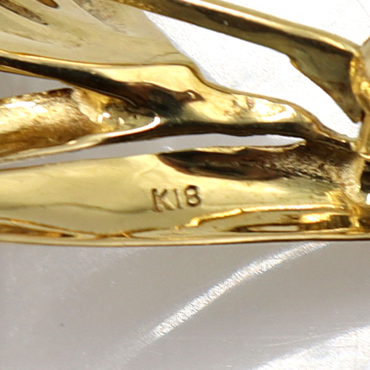 K18パールマルチ石付ブローチ　重量8.25g(石の重量含む)　エメラルド・ルビー・サファイア　レディース(中古)