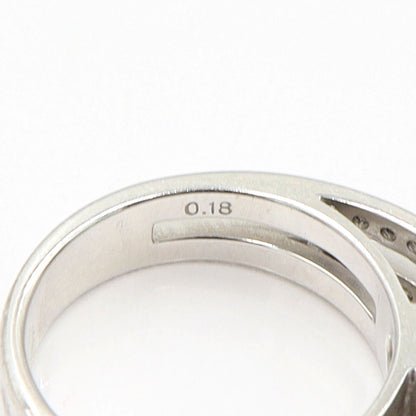 田崎真珠(TASAKI) Pt900トルマリンリング　T1.37ct　D0.18ct　リングサイズ12号　重量9.47g(石の重量含む)　レディース(中古)