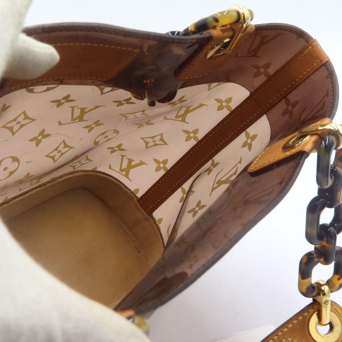 ルイ・ヴィトン(LOUIS VUITTON) 　モノグラム・ビニール　カバ・アンプレPM　M92502　W24.5cm×H23cm×D10.5cm　レディース(中古)　