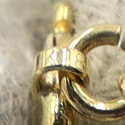 K18/Pt デザインブレスレット　腕回り17.5cm　重量4.70g　レディース(中古)