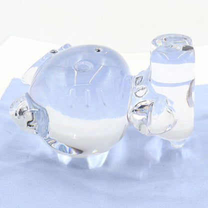 バカラ(Baccarat) 限定クリスタル　ハローキティ オーナメント　直径7cm×H9.5cm(中古)