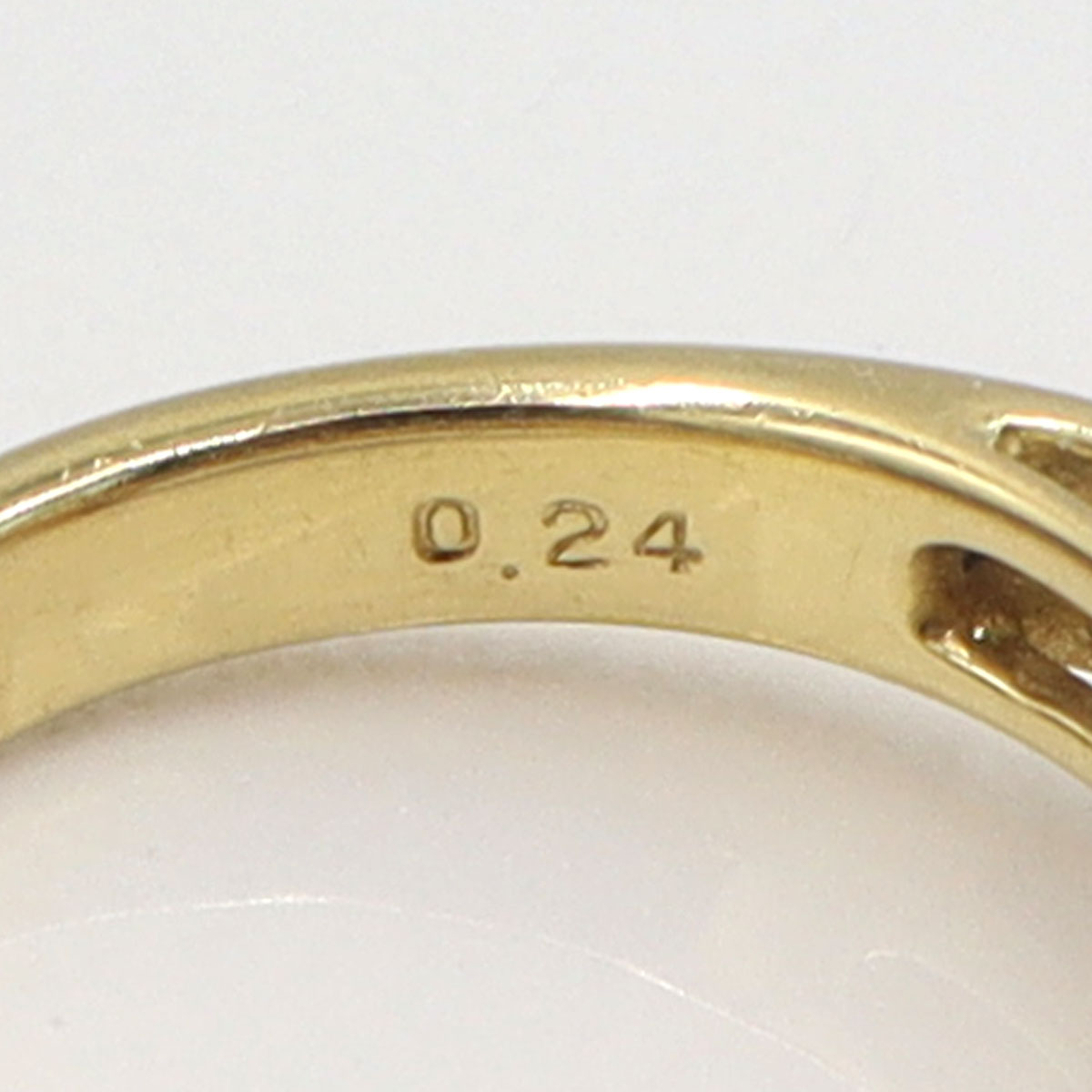 星の砂　K18パールダイヤモンドリング　D0.24ct　リングサイズ11号　重量6.19g　レディース(中古)