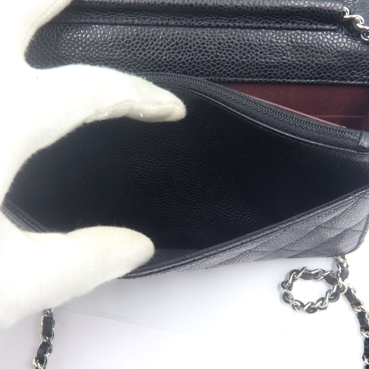 シャネル（CHANEL）マトラッセクラシックチェーンウォレット　AP0250　W19cm×H12cm×3cm　レディース(中古)