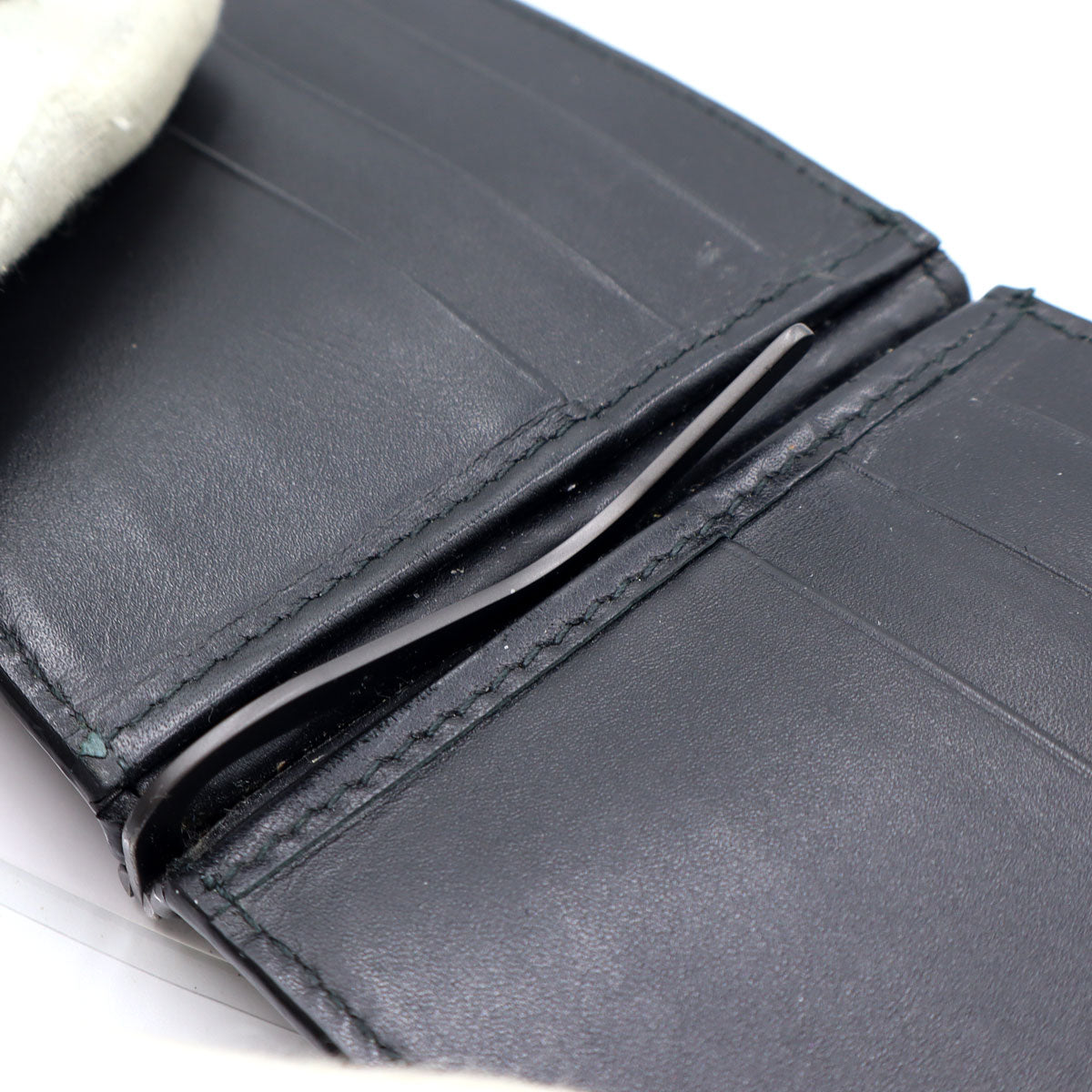 ボッテガヴェネタ(BOTTEGA VENETA) イントレチャート　マネークリップ　W11cm×H8.5cm　メンズ(中古)