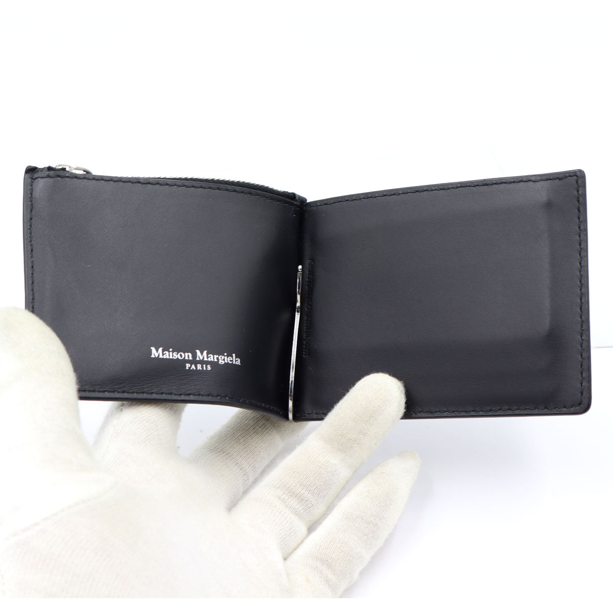 メゾン マルジェラ(MAISON MARGIELA) ライン11　マネークリップ付二つ折り財布　SA1UI0018 P4745 T8013　メンズ(中古)