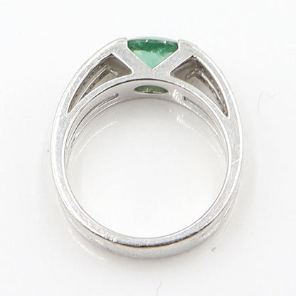 田崎真珠(TASAKI) Pt900トルマリンリング　T1.37ct　D0.18ct　リングサイズ12号　重量9.47g(石の重量含む)　レディース(中古)