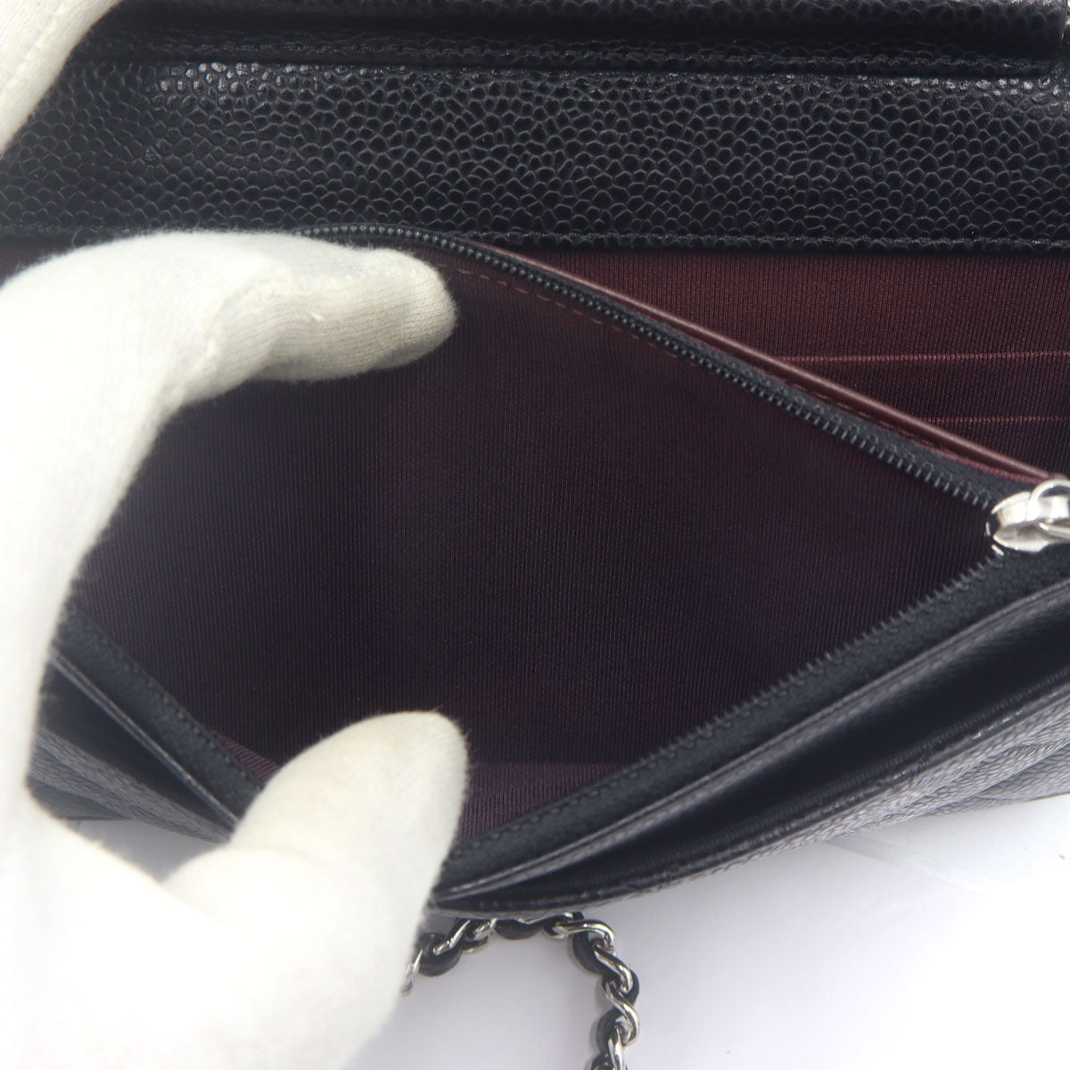 シャネル（CHANEL）マトラッセクラシックチェーンウォレット　AP0250　W19cm×H12cm×3cm　レディース(中古)