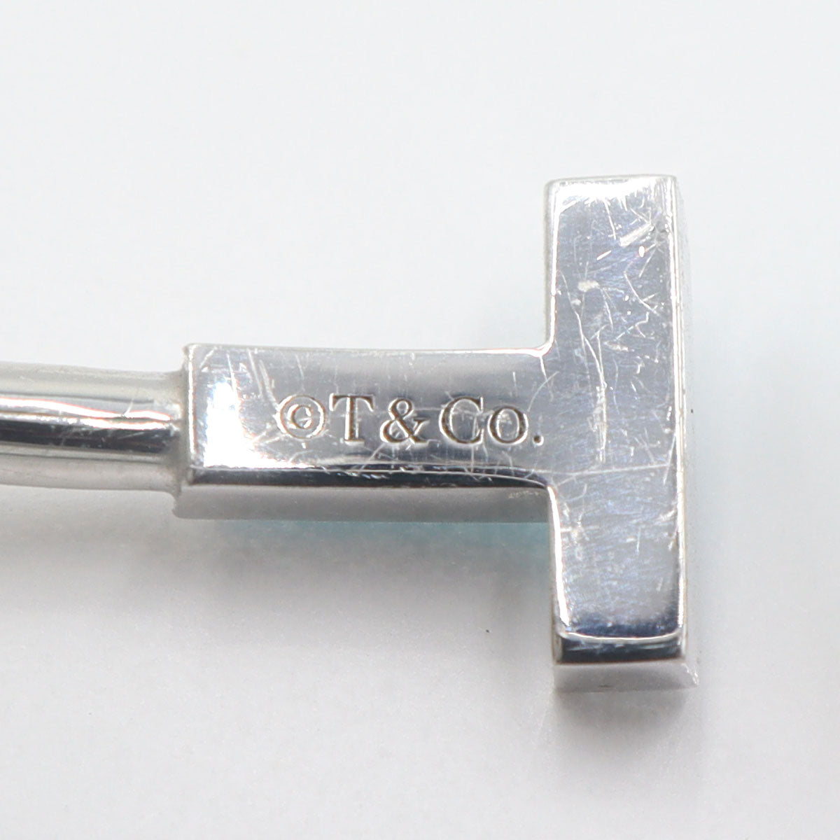 ティファニー(Tiffany & Co.)　ターコイズワイヤーブレスレット　Au750(18金)　腕回りサイズ14.6cm　重量7.2g　(中古)