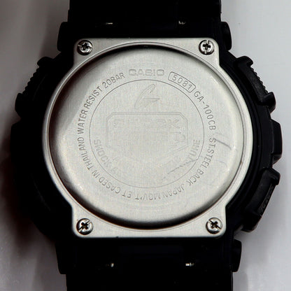 カシオ(CASIO) G-SHOCK　GA-100CB-1AJF　クォーツ時計　文字盤ブラック　メンズ(中古)