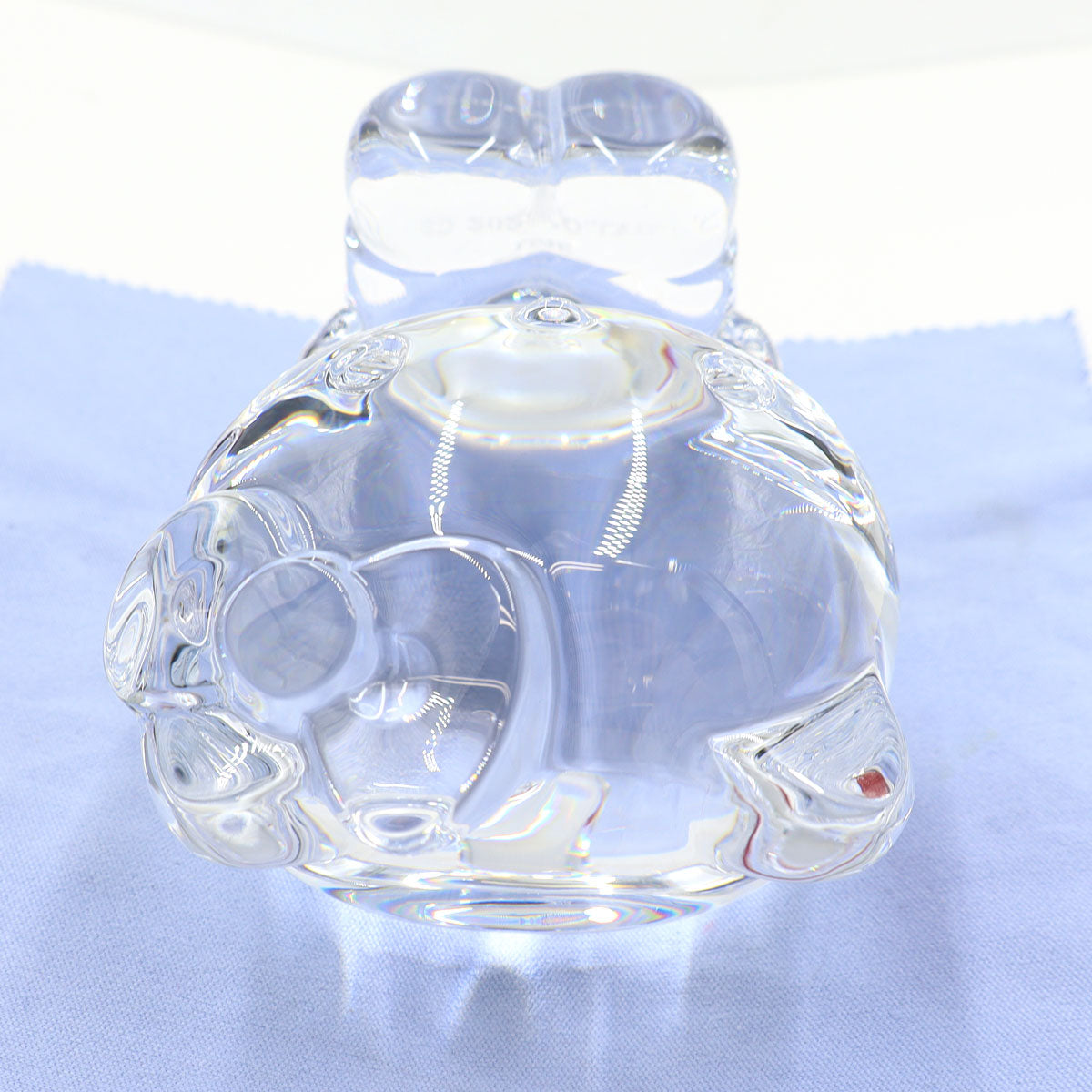 バカラ(Baccarat) 限定クリスタル　ハローキティ オーナメント　直径7cm×H9.5cm(中古)