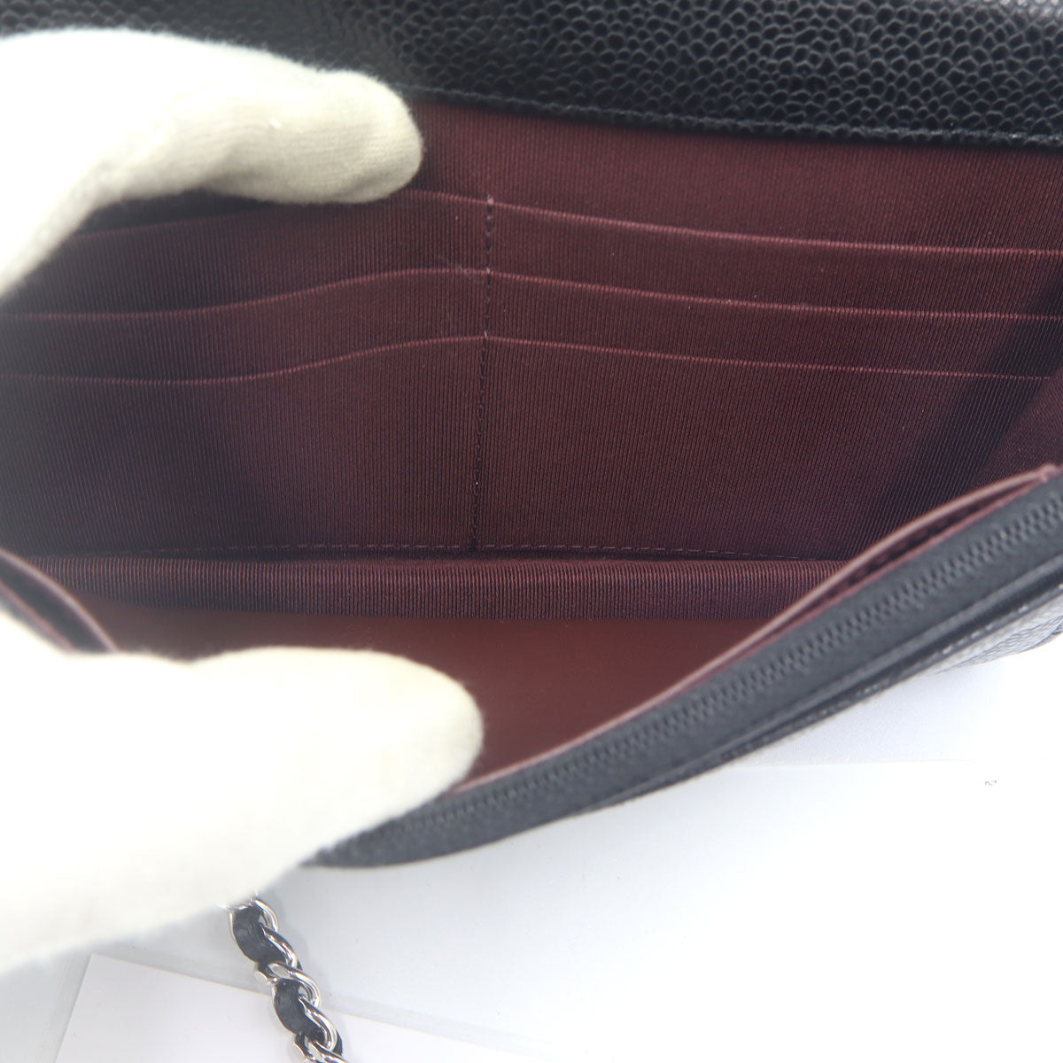 シャネル（CHANEL）マトラッセクラシックチェーンウォレット　AP0250　W19cm×H12cm×3cm　レディース(中古)