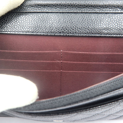 シャネル（CHANEL）マトラッセクラシックチェーンウォレット　AP0250　W19cm×H12cm×3cm　レディース(中古)