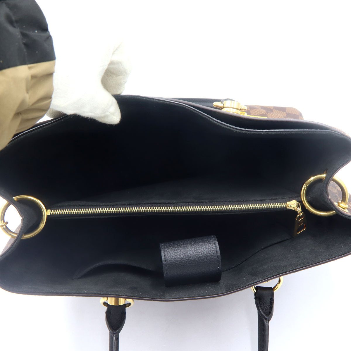 ルイ・ヴィトン(LOUIS VUITTON) 　ダミエ　LVリバーサイド　N40050　W34cm×H25cm×D12.5cm　レディース(中古)